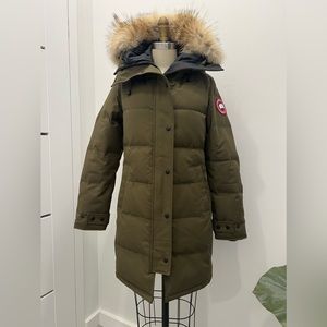 Canada Goose Military Green Parka Coat
